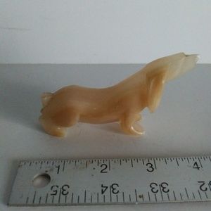 Marble stone handcrafted dog